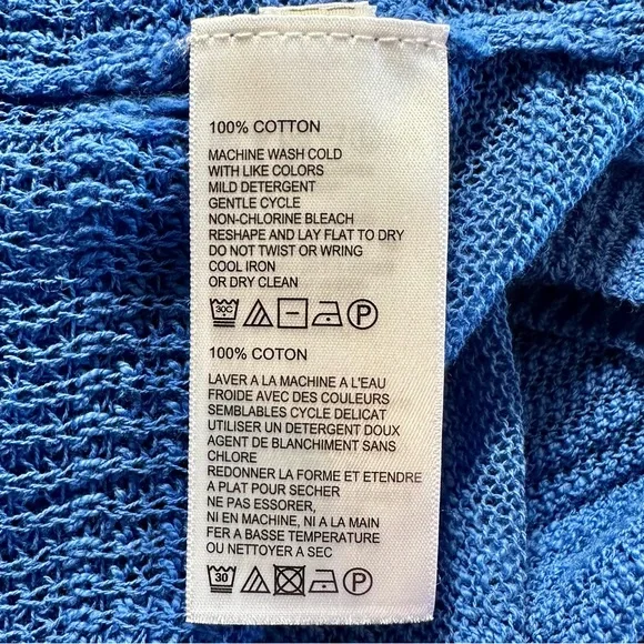 Tommy Bahama Blue Sea Grass Sweater Size XS - Picture 4 of 6